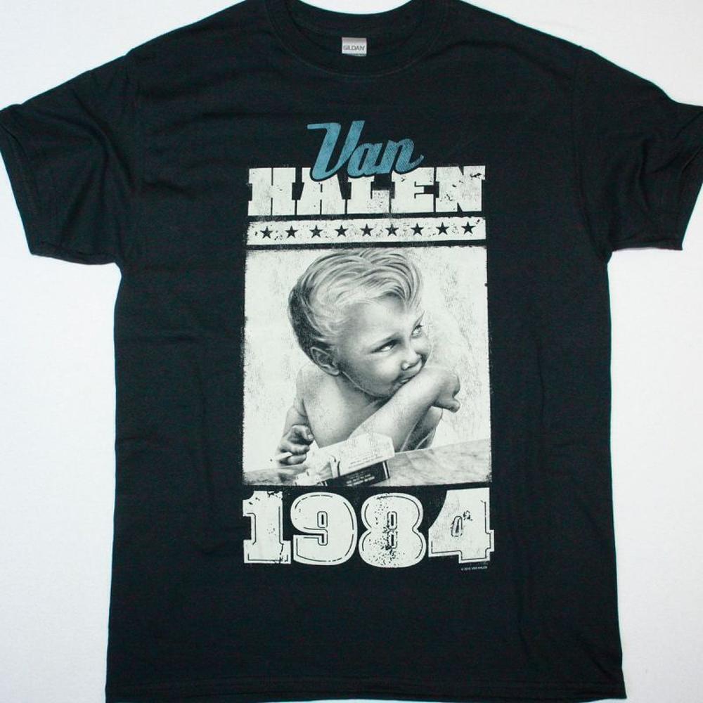 Van Halen 1984 New Black T Shirt
